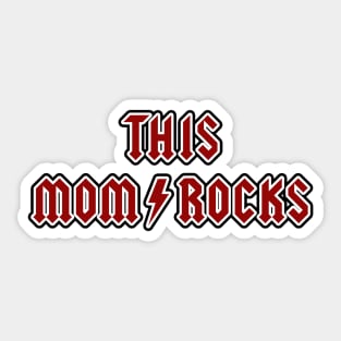 This Mom Rocks Sticker